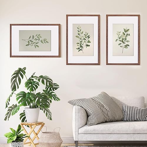 Miniatura 7 de Portarretratos de madera de roble de 11 x 17 pulgadas, marco de madera de 3, 11 x 17 pulgadas, marco de madera mate a 8 x 12, 11 x 17 pulgadas,