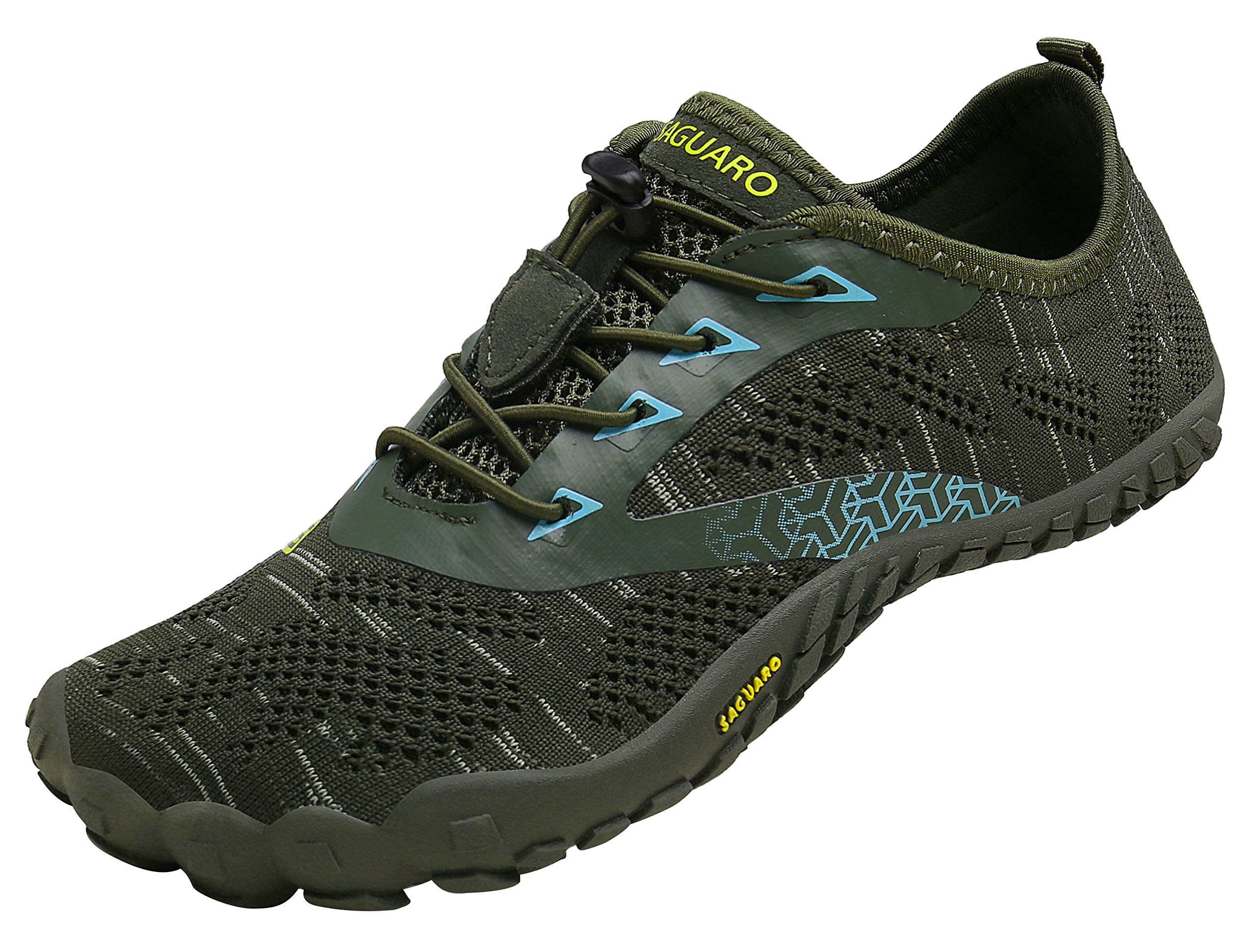 SAGUARO Minimaliste Barefoot Scarpe da Corsa Uomo Piedi Nudi Trail Running