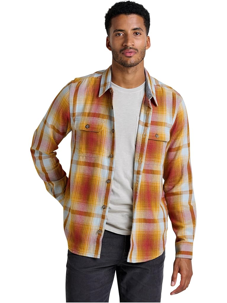 Orange Toad&Co Ranchero Long Sleeve Shirt
