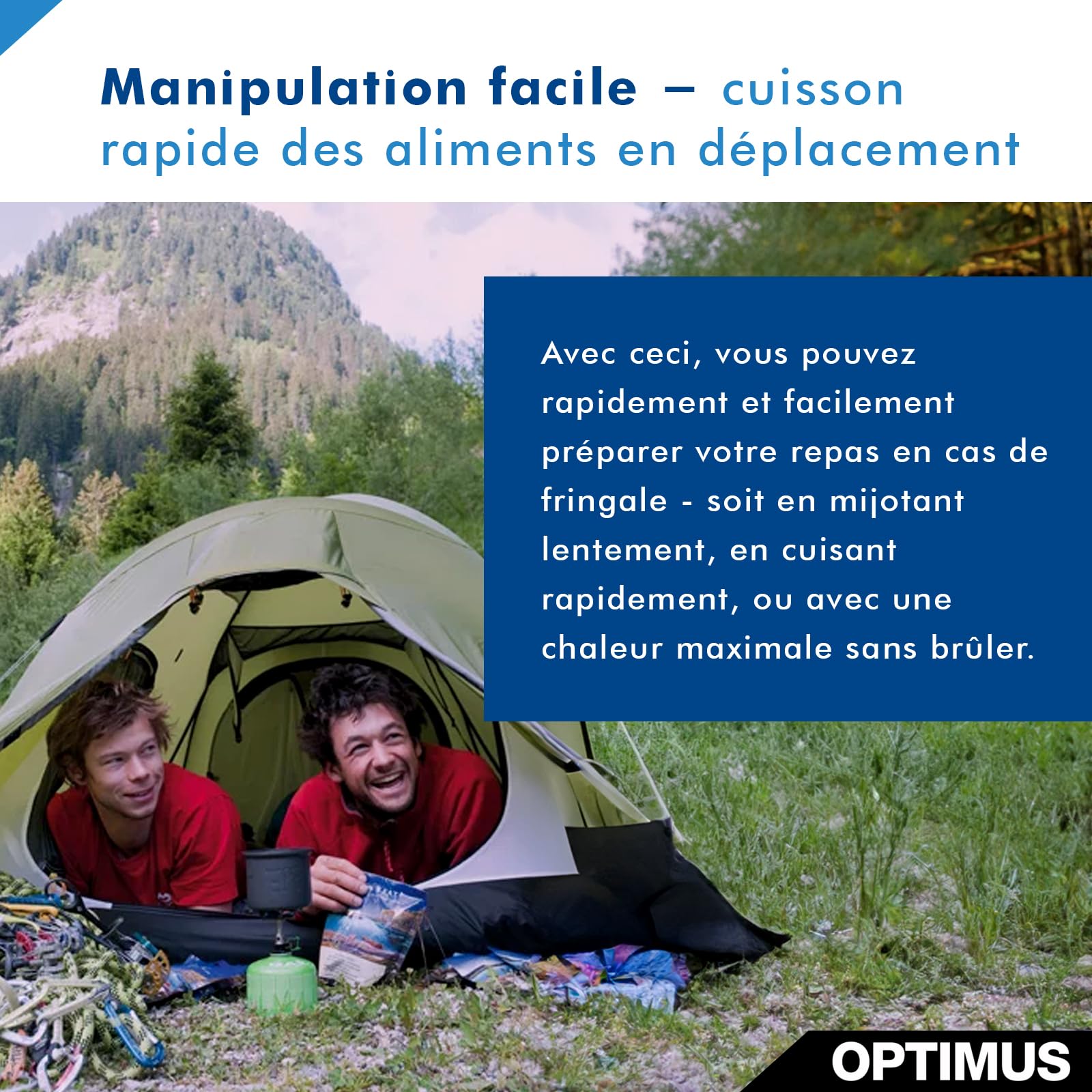 Optimus Crux Cuisinière, Taille unique, Gris