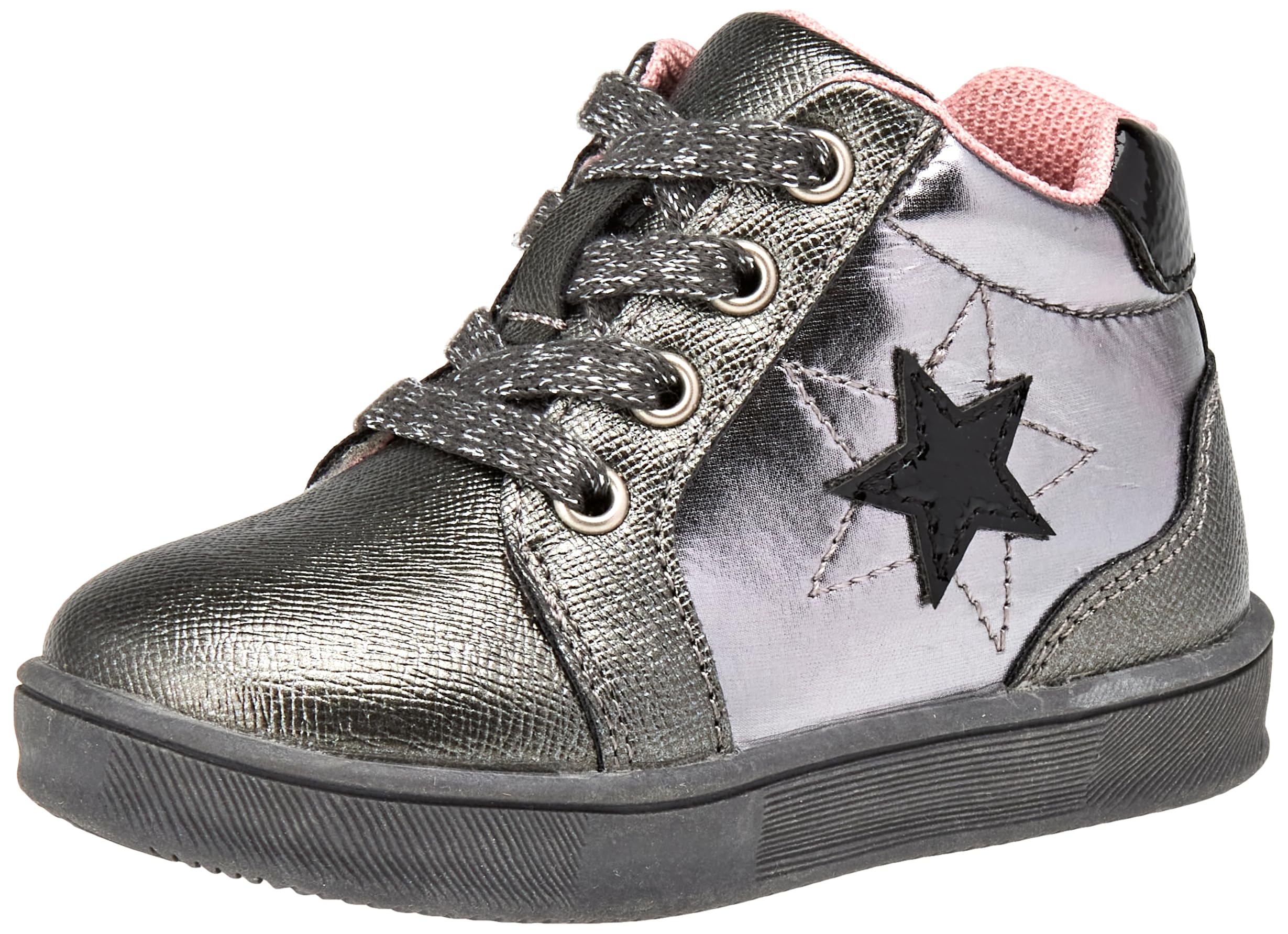 Chicco Zapatillas Niña con Cierre Lateral y Cordones, Zapatos Deportivos Cómodos, Flexibles y Transpirables, Ideales para Primavera, Otoño e Invierno, Zapatos Niña, Designed in Italy