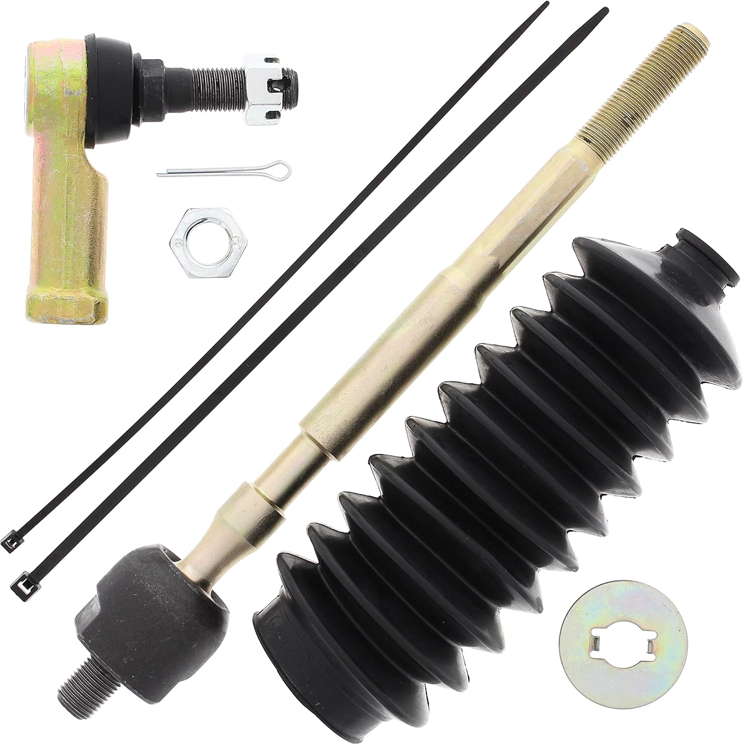 BossBearing Right Side Rack Pinion Tie Rod Kit for Yamaha YXR660FA Rhino 4x4 2004 2005 2006 2007