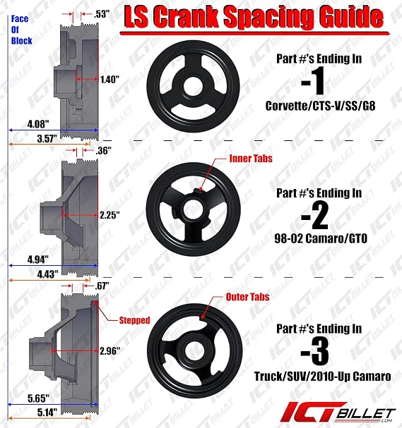 ICT Billet LS Swap A/C Compressor and Power Steering Bracket Compatible with 1996 1997 1998 Vortec Chevy Silverado Tahoe Suburban LS1 LS3 LQ4 LQ9 4.8L 5.3L 6.0L 6.2L 551127-3