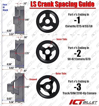 ICT Billet LS Swap A/C Compressor and Power Steering Bracket Compatible with 1996 1997 1998 Vortec Chevy Silverado Tahoe Suburban LS1 LS3 LQ4 LQ9 4.8L 5.3L 6.0L 6.2L 551127-3