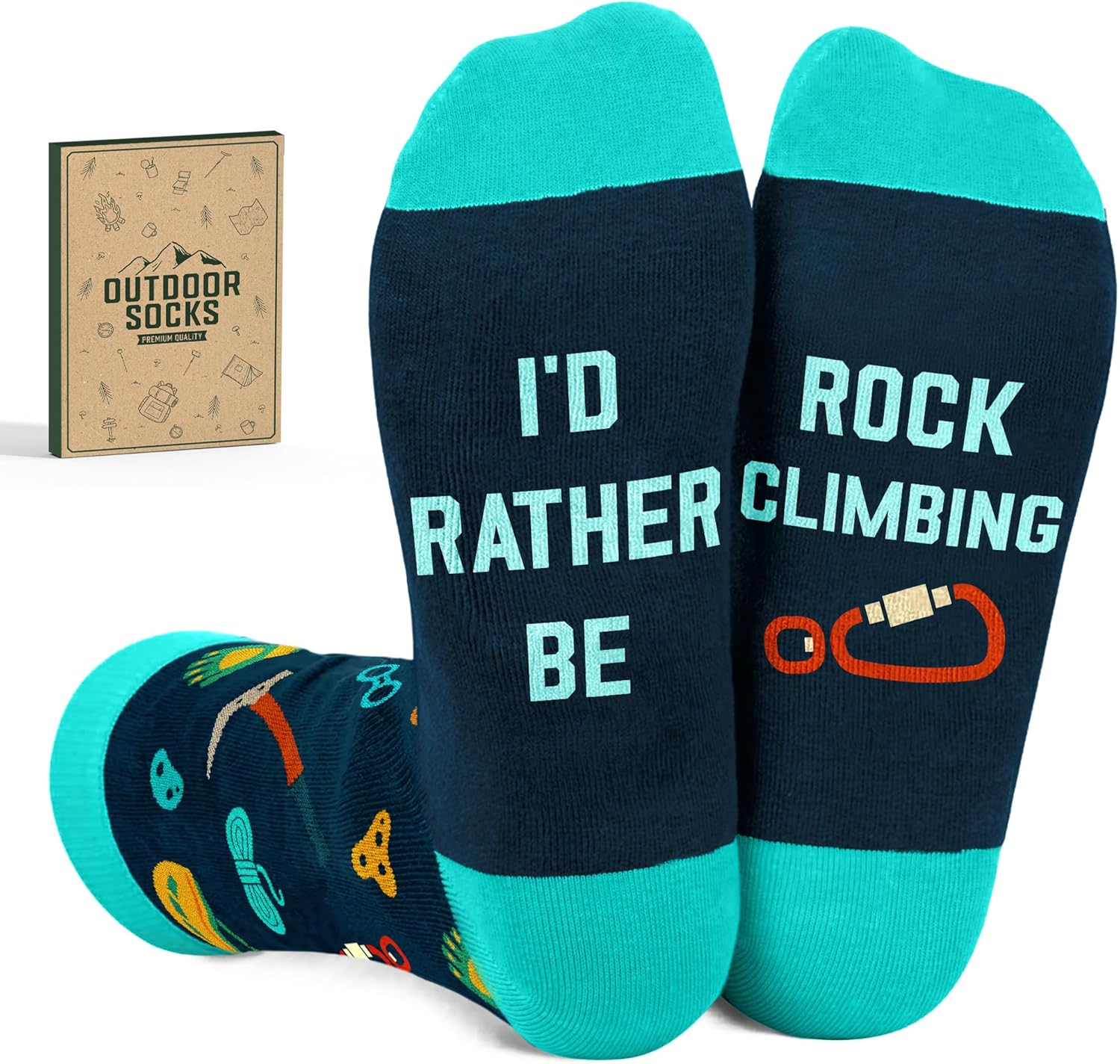 VICRAZY Hiking, Climbing, Running Socks for Men, Women – Hiking, Climbing, Running, Bike Accessories, Stocking Stuffers