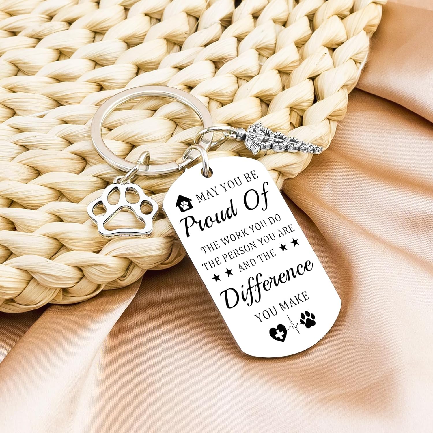 Ikacvb Vet Tech Gifts For Women Men Best Veterinary Gifts Keychain Jewelry image 3