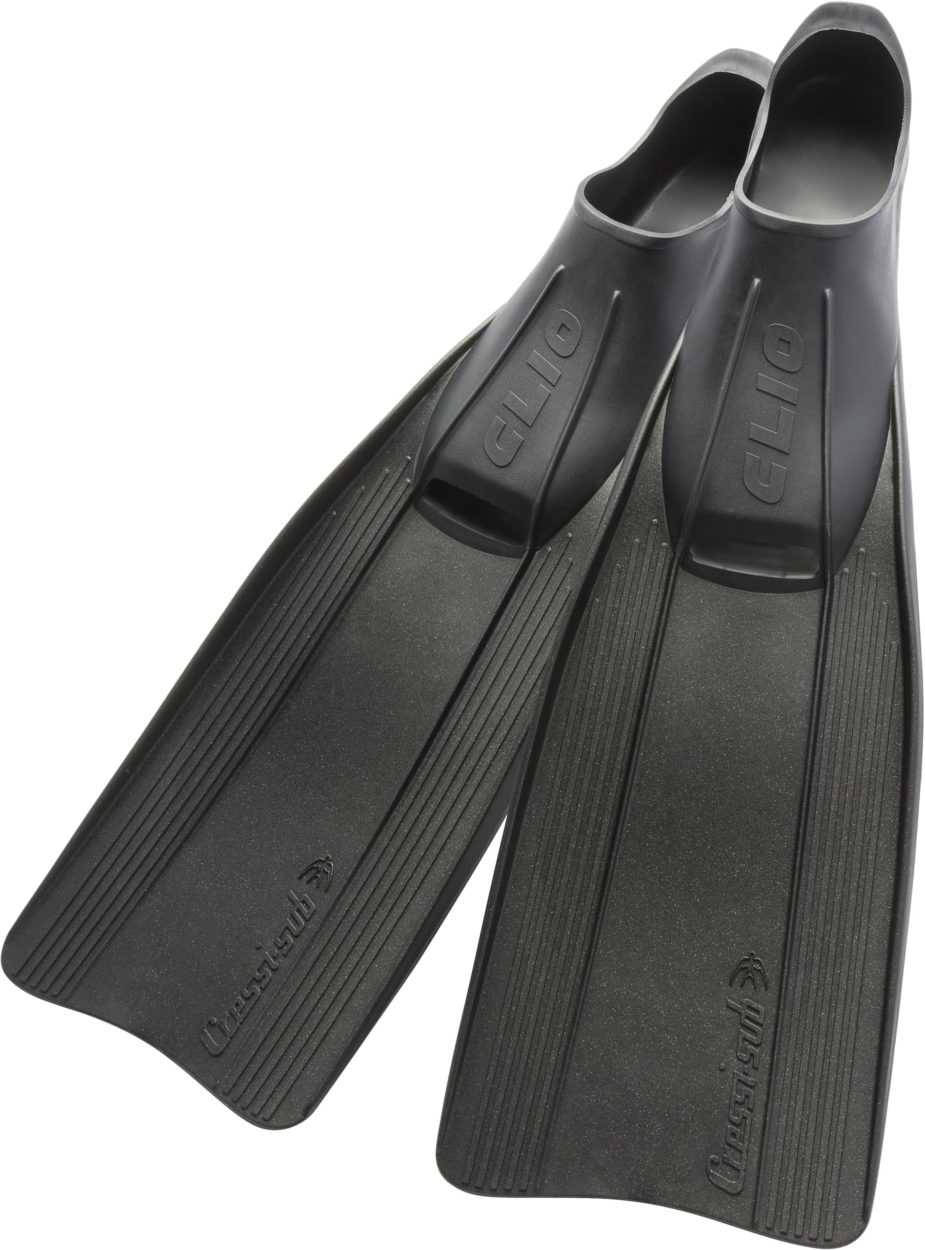 Cressi Juventud Clio Snorkel y Aletas de Buceo, Negro