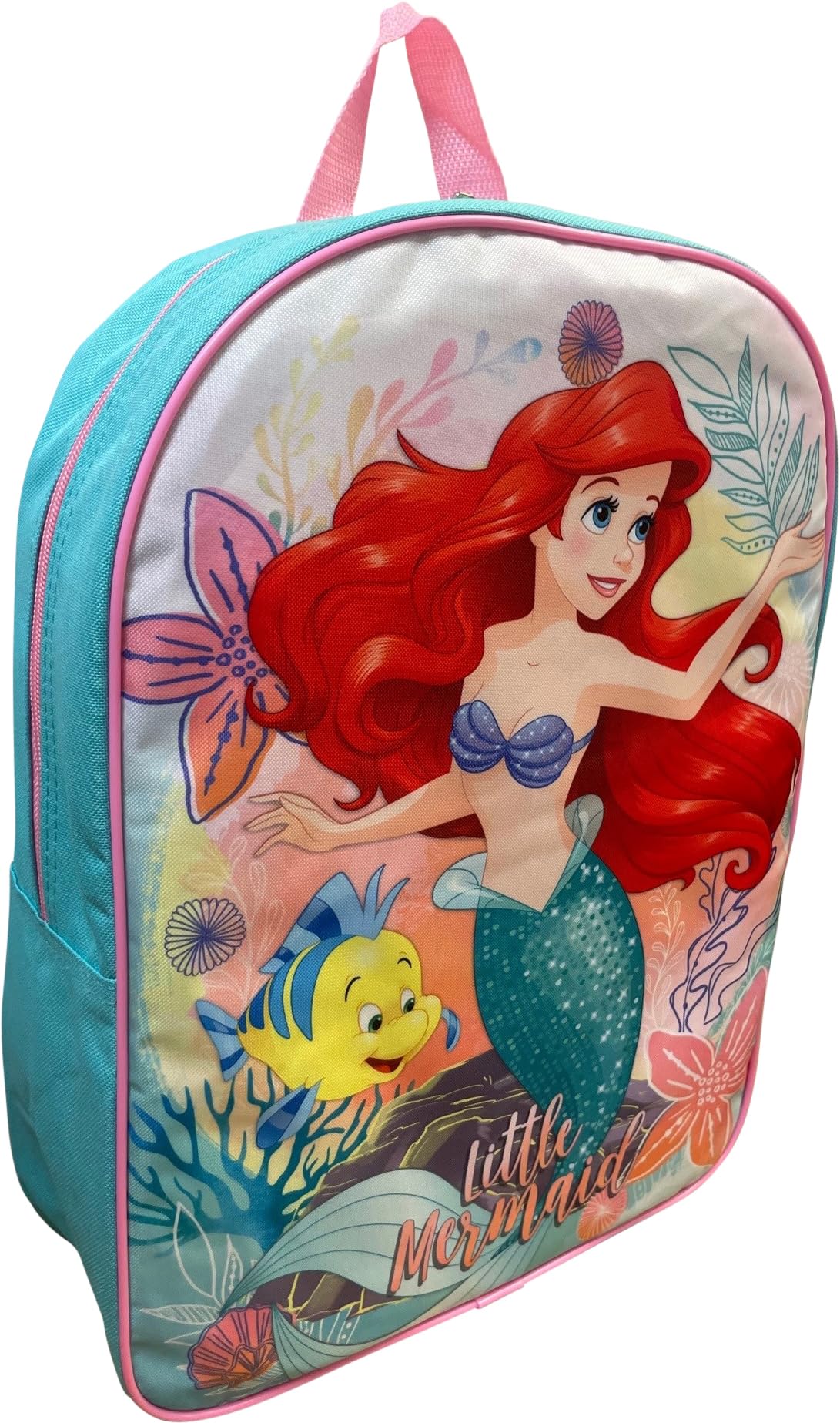 Ruz Kid's Licensed 15 Inch School Bag Backpack (Little Mermaid)