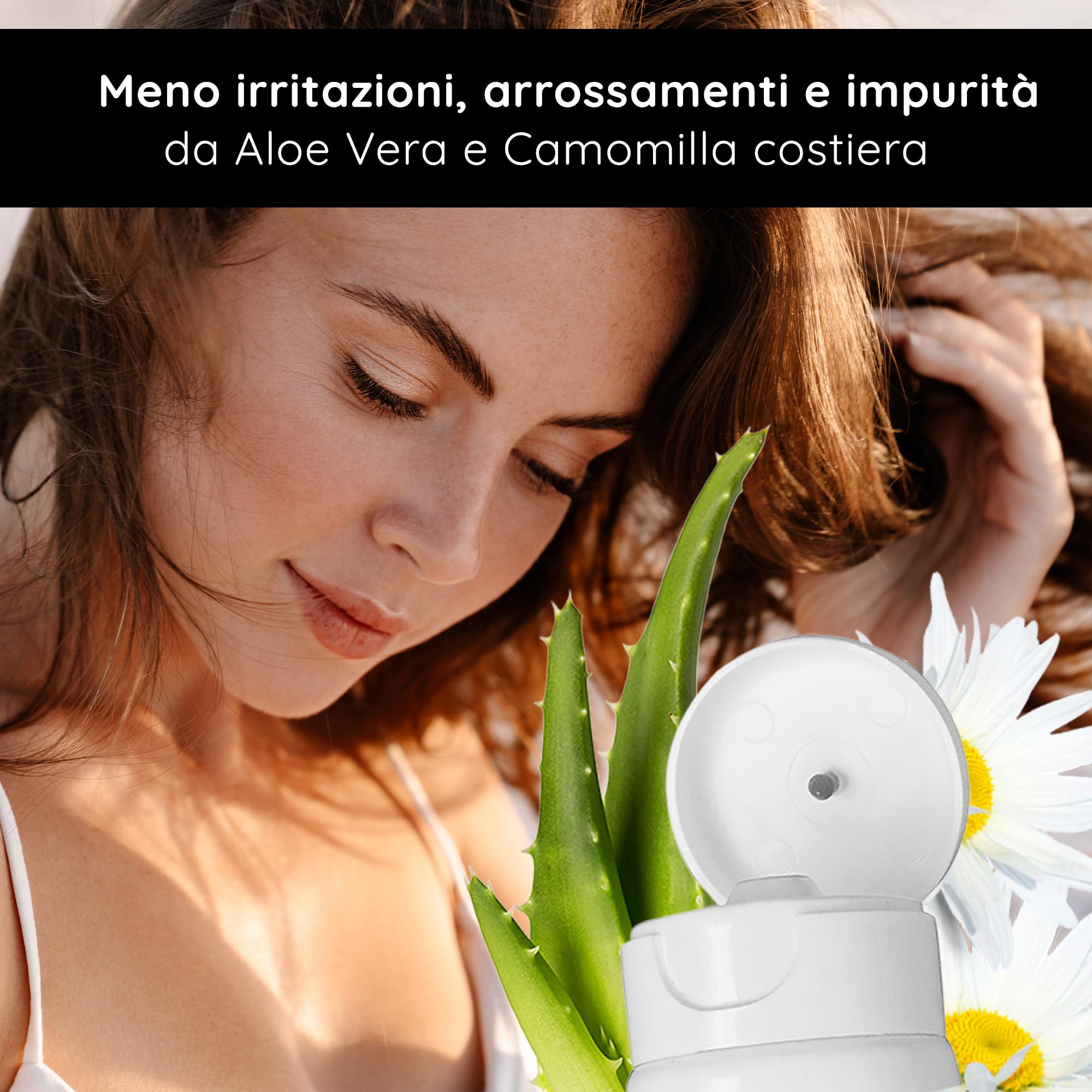 RAU Cosmetics Aloe Vera Gel Idratante Viso 50 ml - Gel Lenitivo con Ectoin® Pantenolo e Centella Asiatica - Cura Intensiva per Pelle Secca Sensibile e Stressata