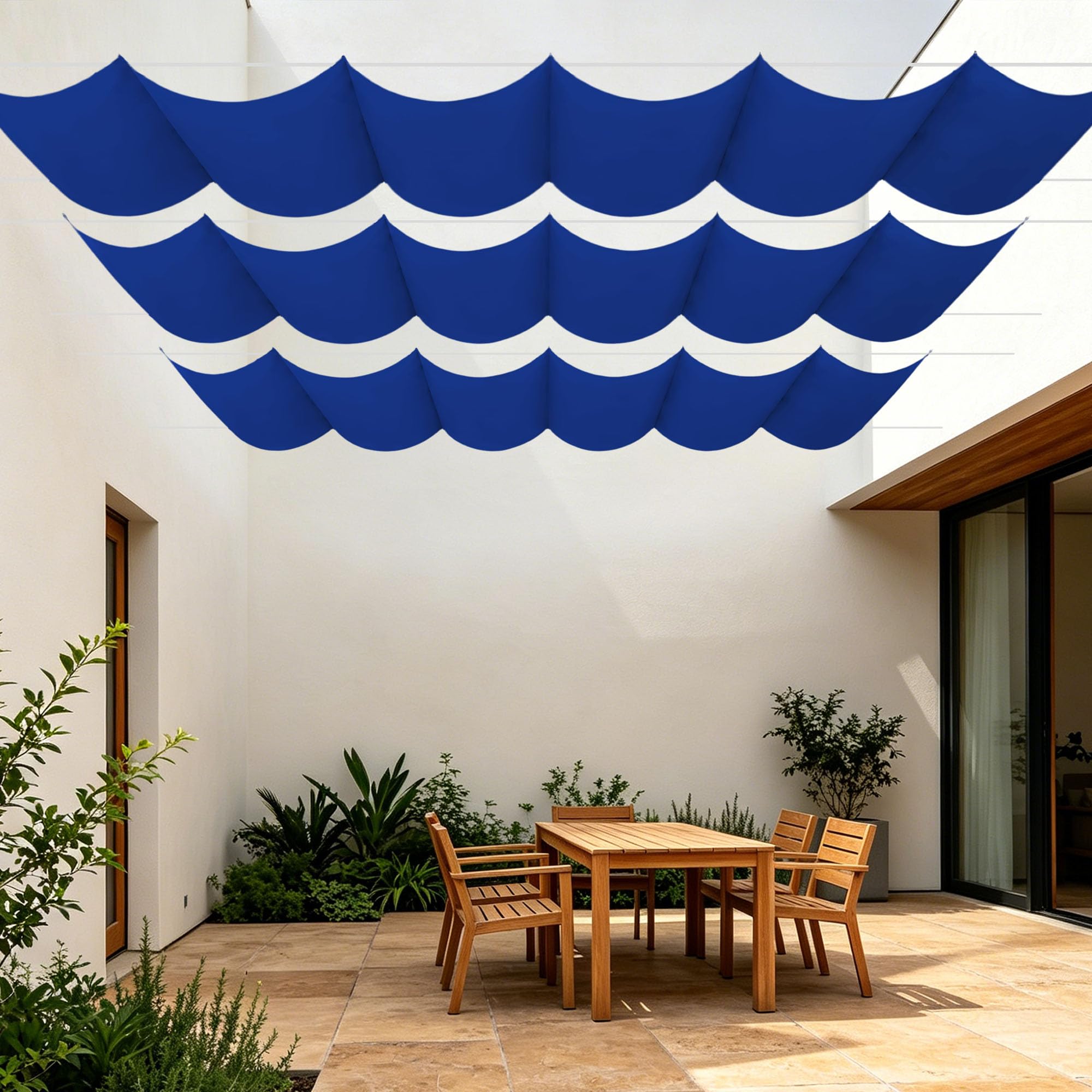 Voiles d'ombrage rétractables de terrasse pour vos déjeuners d'été