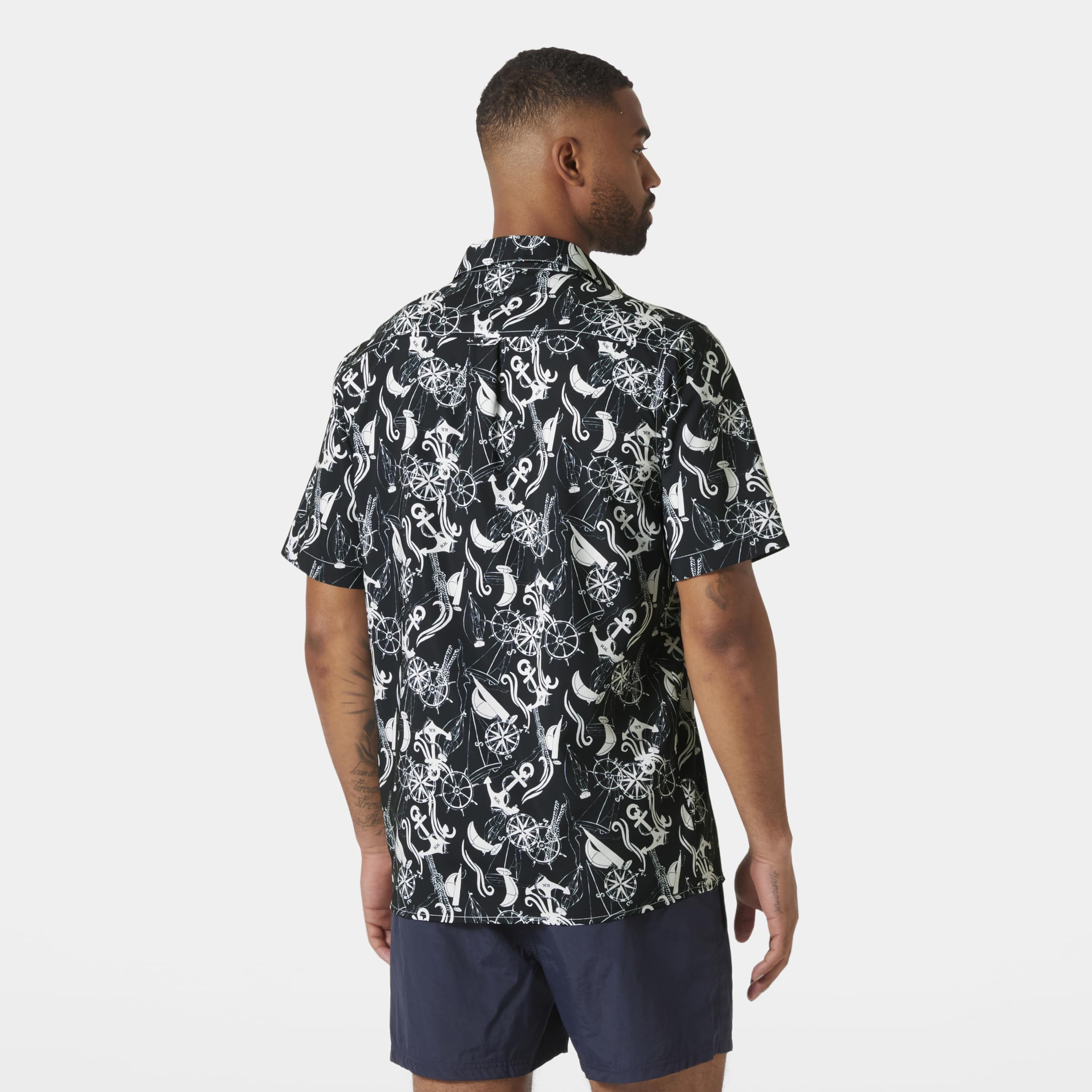 Helly Hansen Fjord Qd SS Shirt 2.0 Chemise à Bouton Bas Homme