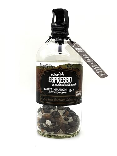 rokz Espresso Spirit Infusion Bottle for Cocktails, 16 Ounce