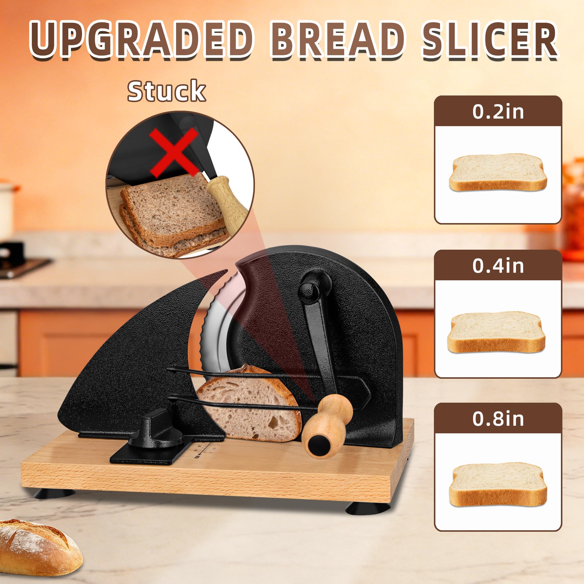 Manual Bread Slicer - Sourdough & Artisan Bread -2