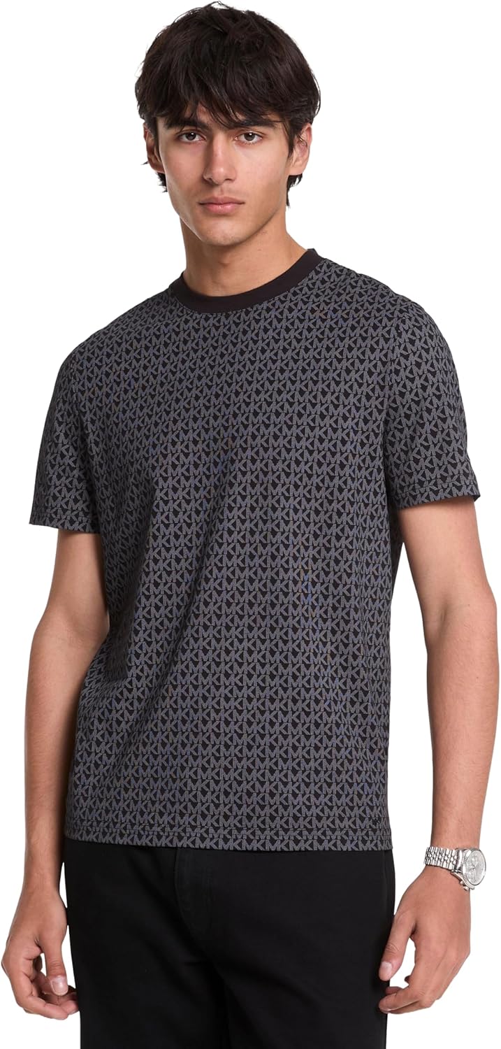 Michael Kors Mens Mk Signature T-Shirt