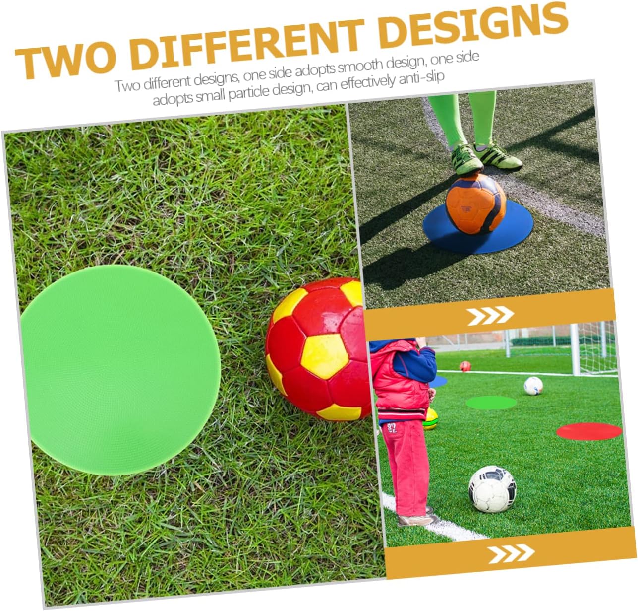 5pcs Soccer Equipment Football Training Logo Disc Multi-Function Agility Sign Pad Professional Soccer Sign Disc