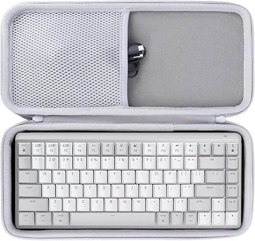 Miniatura 10 de Funda compatible con el teclado iluminado inalámbrico mini mecánico Logitech MX (gris espacial) Gris (Space Grey),Gris pálido,Grafito