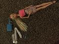 Barbie - Hairstyle Capelli Arcobaleno, pettinabile con capelli mossi