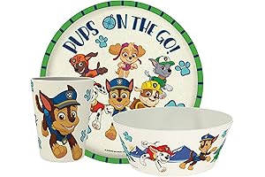 Paw Patrol Dinnerware Set for Boys: Adventure at Every Meal (4-6)
