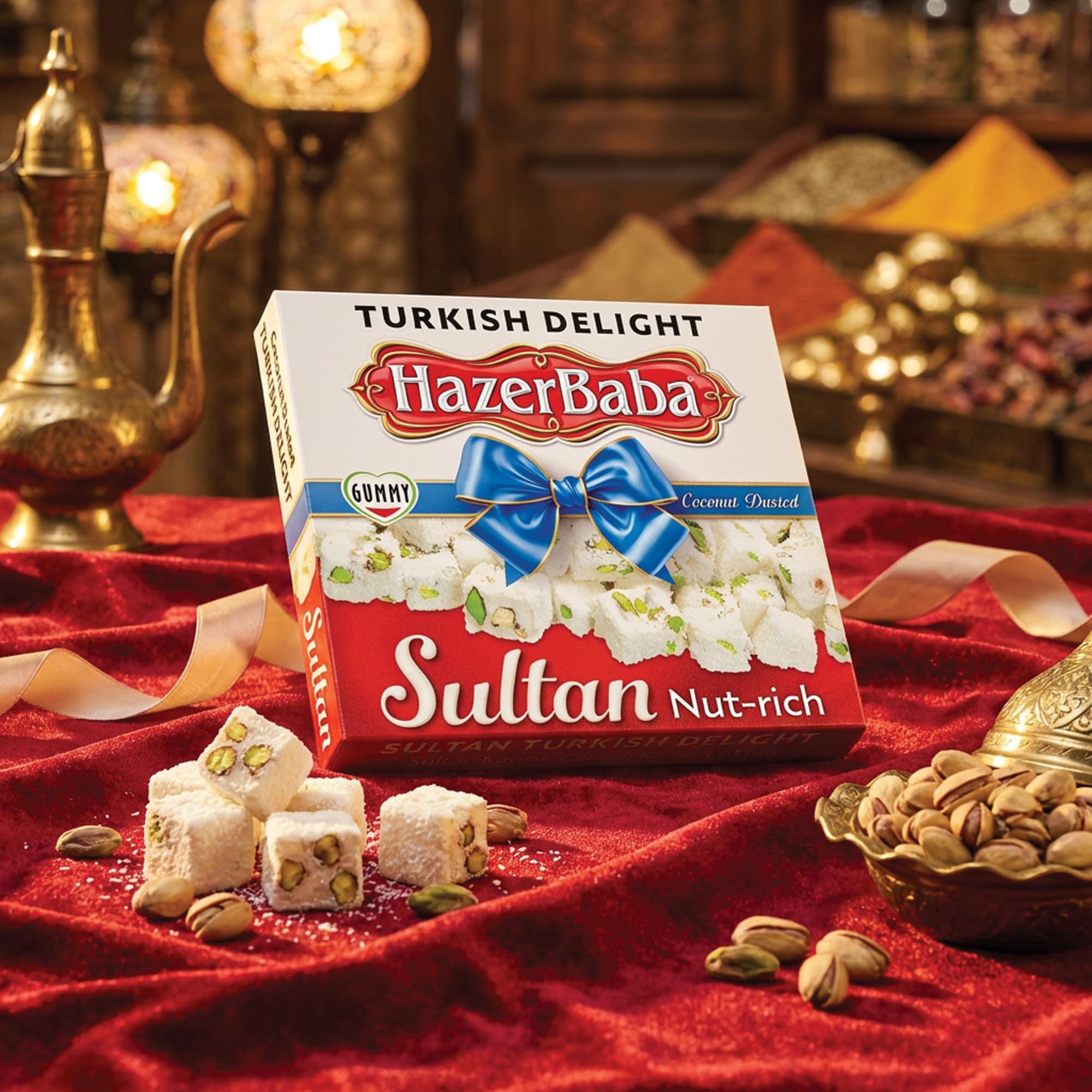 Amazon.com : Hazer Baba Sultan Premium Turkish Delight Candy, %15
