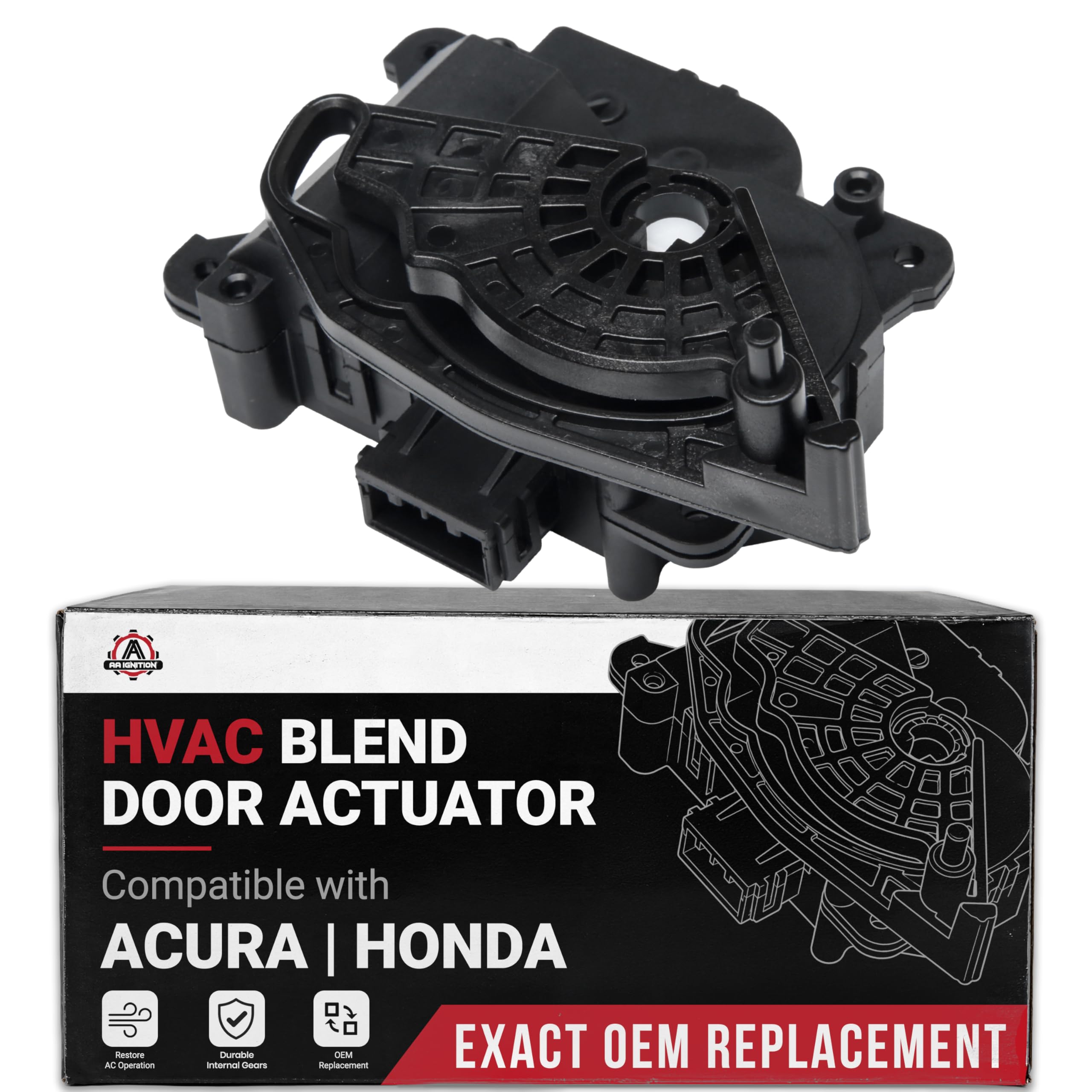 HVAC Blend Door Actuator - Compatible with Acura, Honda - MDX, Odyssey, Pilot, Ridgeline - Air Door Actuator - Mode Door Actuator - Replaces 79140SHJA01, 604-868 - 2005-2014