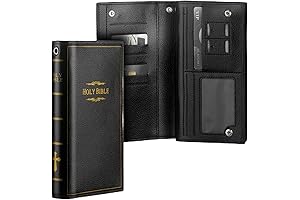 Men's Holy Checkbook Bible Wallet