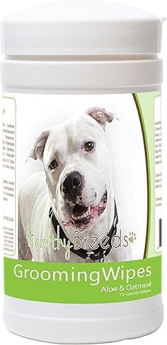 Miniatura 1 de Healthy Breeds Toallitas de aseo Pit Bull 70 unidades