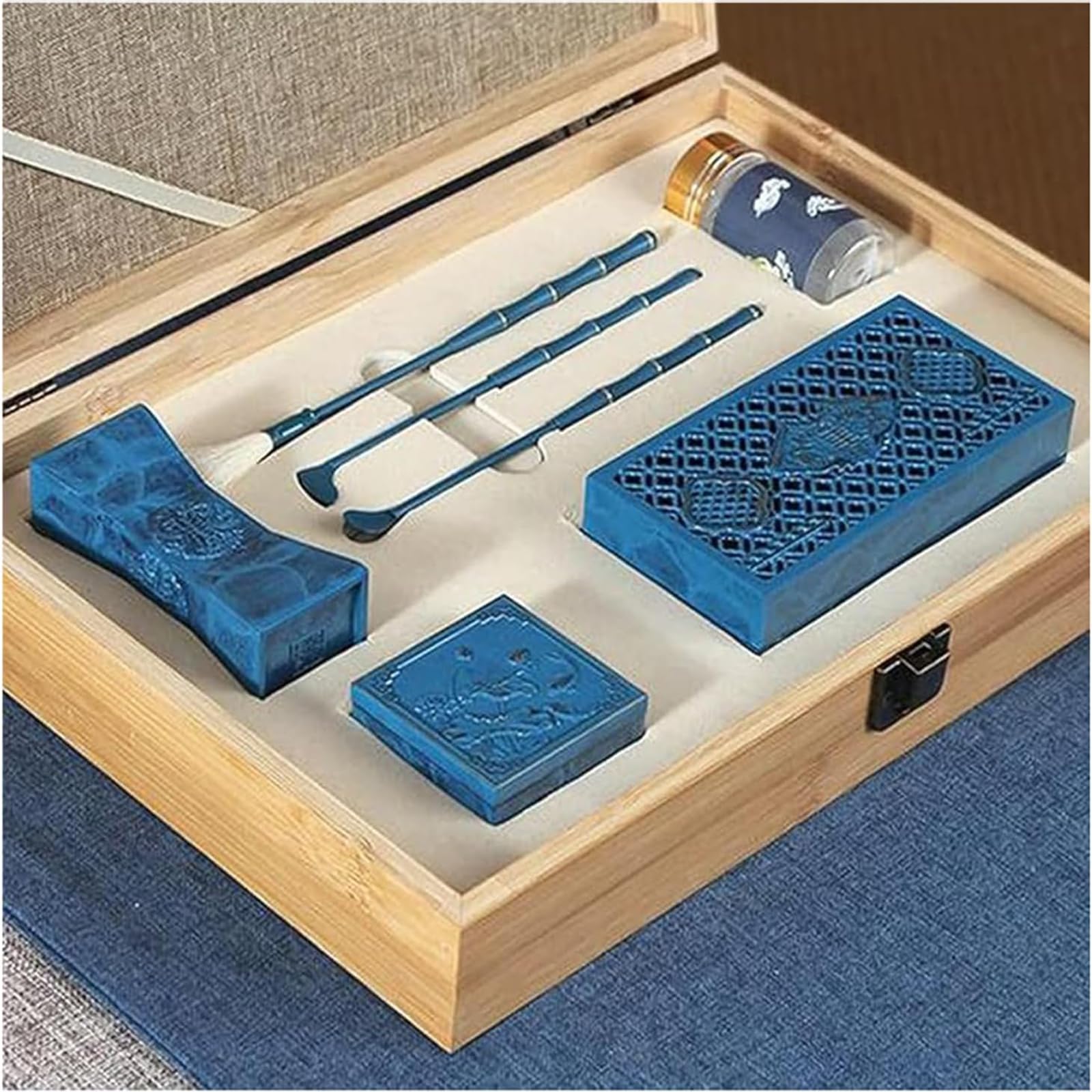 Räucherstäbchen-Set zum Selbermachen, mit Agarholz, Brenner, Löffel, Schaufel und Bürste für Meditation, Aromatherapie und Basteln, einzigartige Duftmischungen