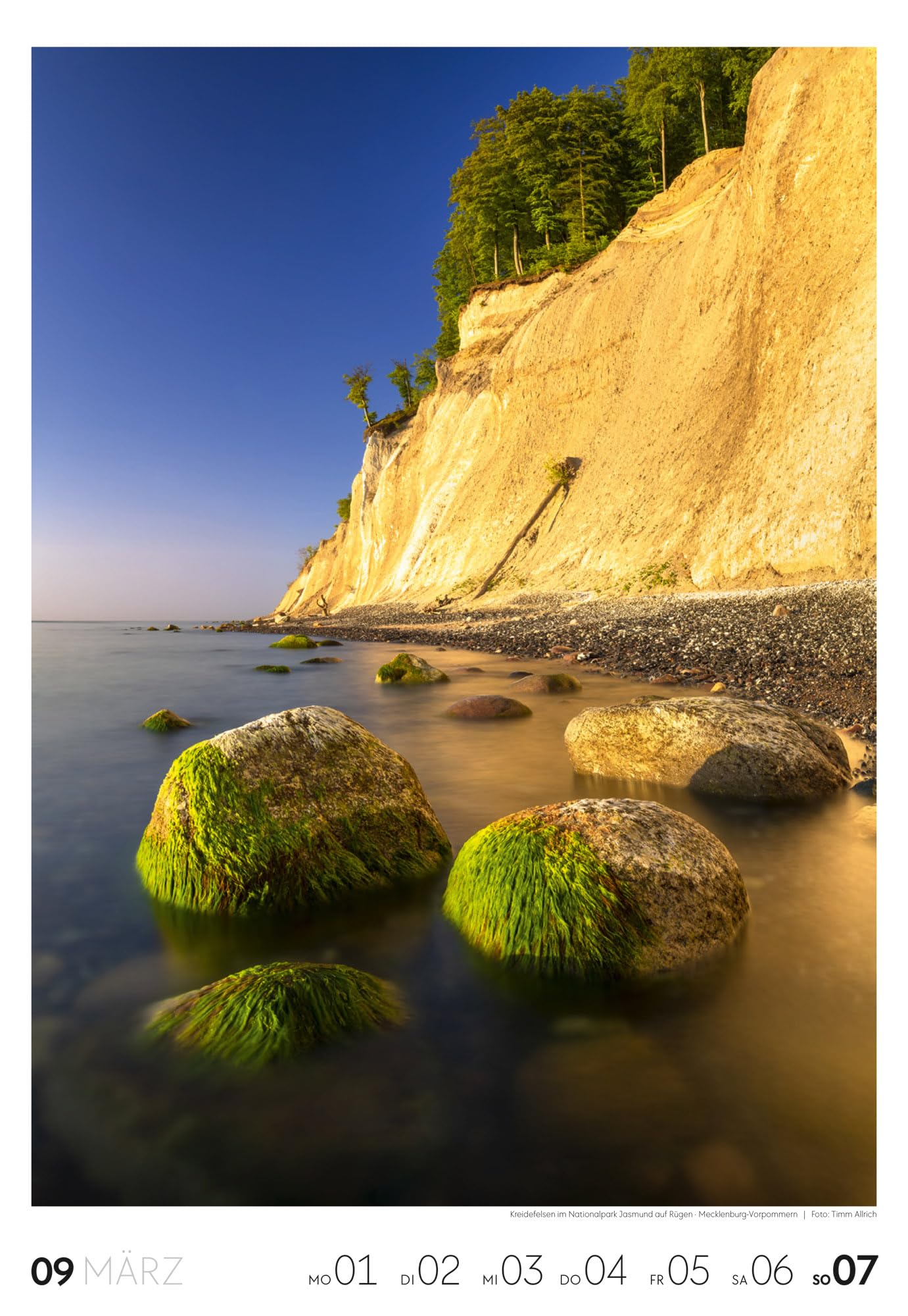 Küste Wochenkalender 2027: Meeres-Kalender mit 53 großformatigen Bildern im Hochformat (29x42 cm) | Strände der Ostsee und Nordsee in Deutschland