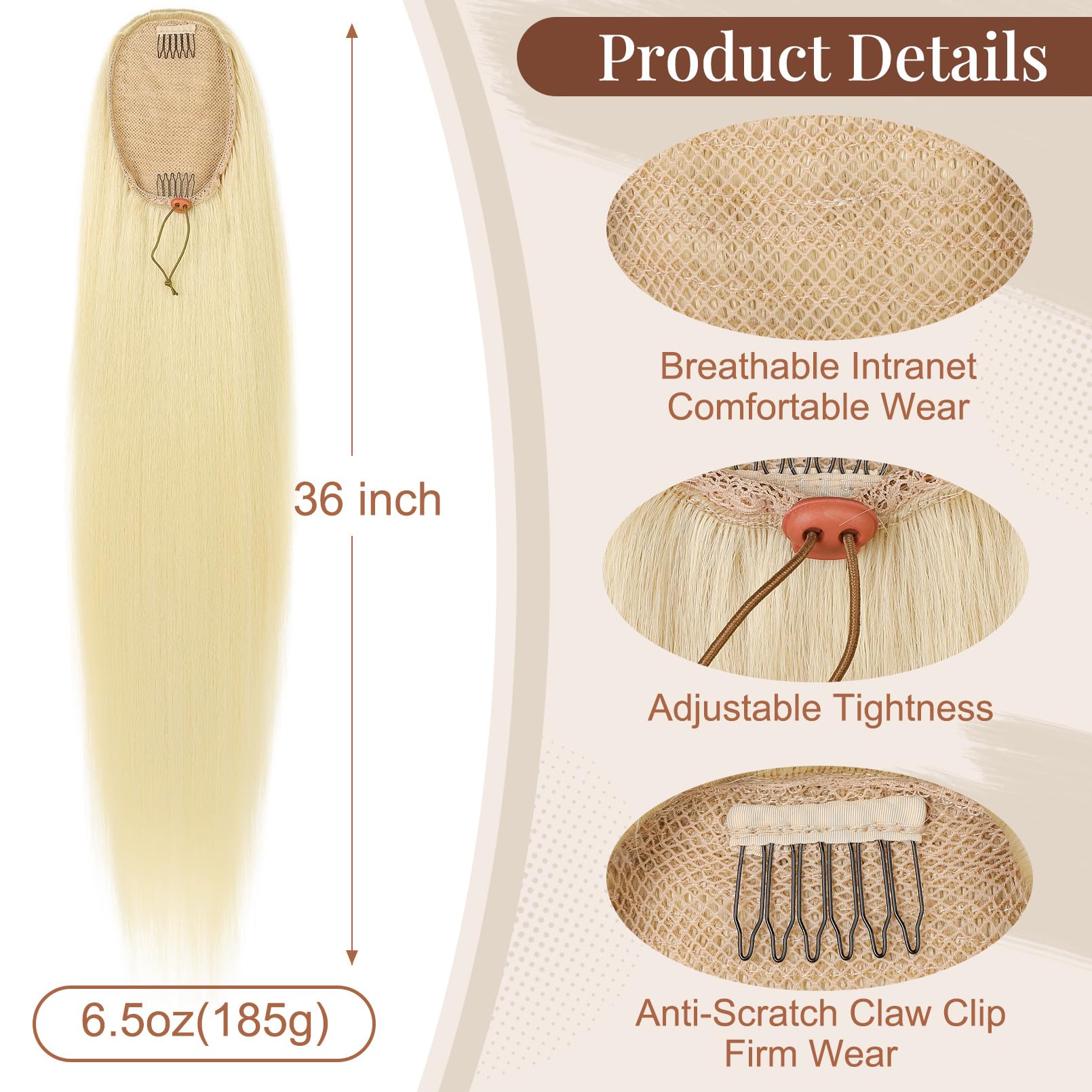 FLUFYMOOZ ponytail extension - Image 3