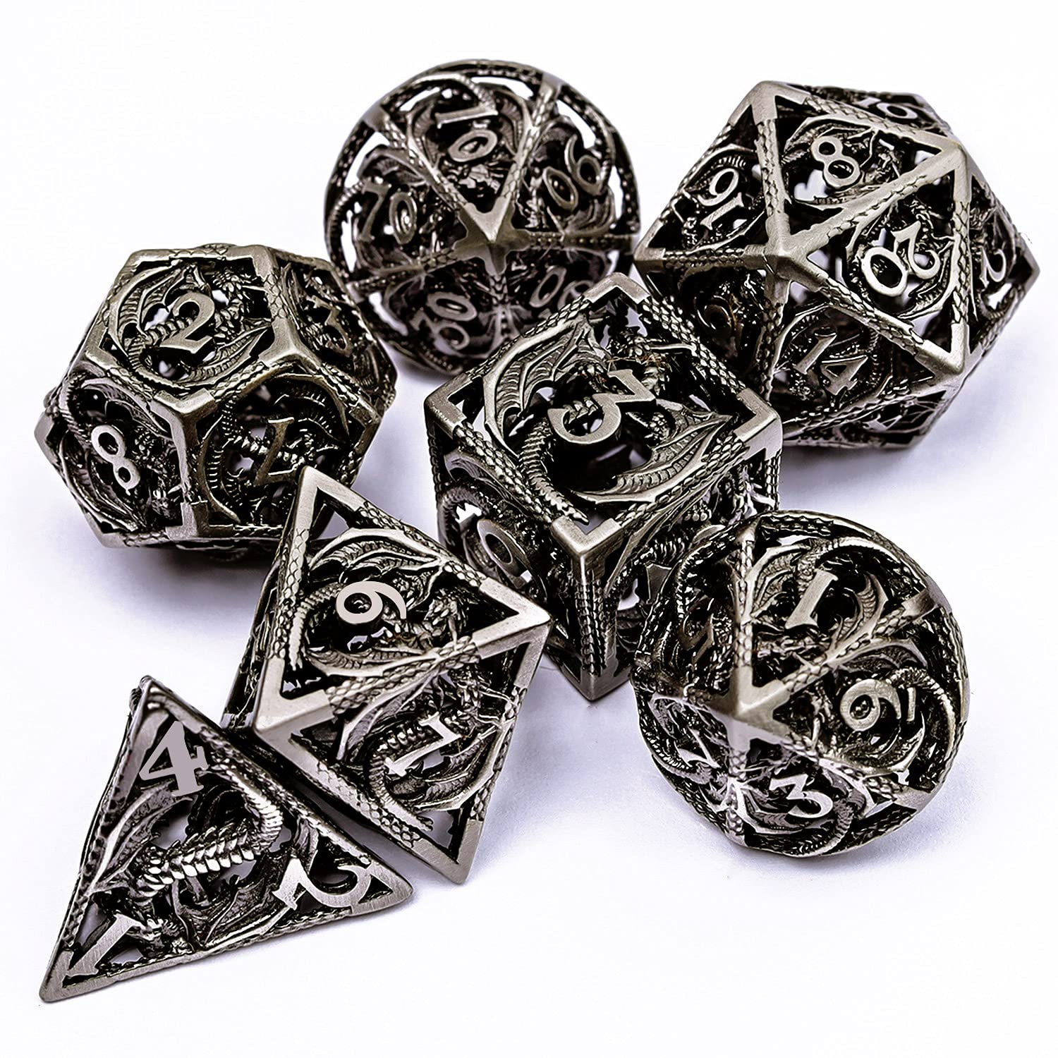 Amazon.co.jp: DND メタルダイスセット 7ピース ダンジョンドラゴン