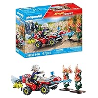 PLAYMOBIL | Action Heroes | Quad dei pompieri | Autopompa | Giocattoli per bambini