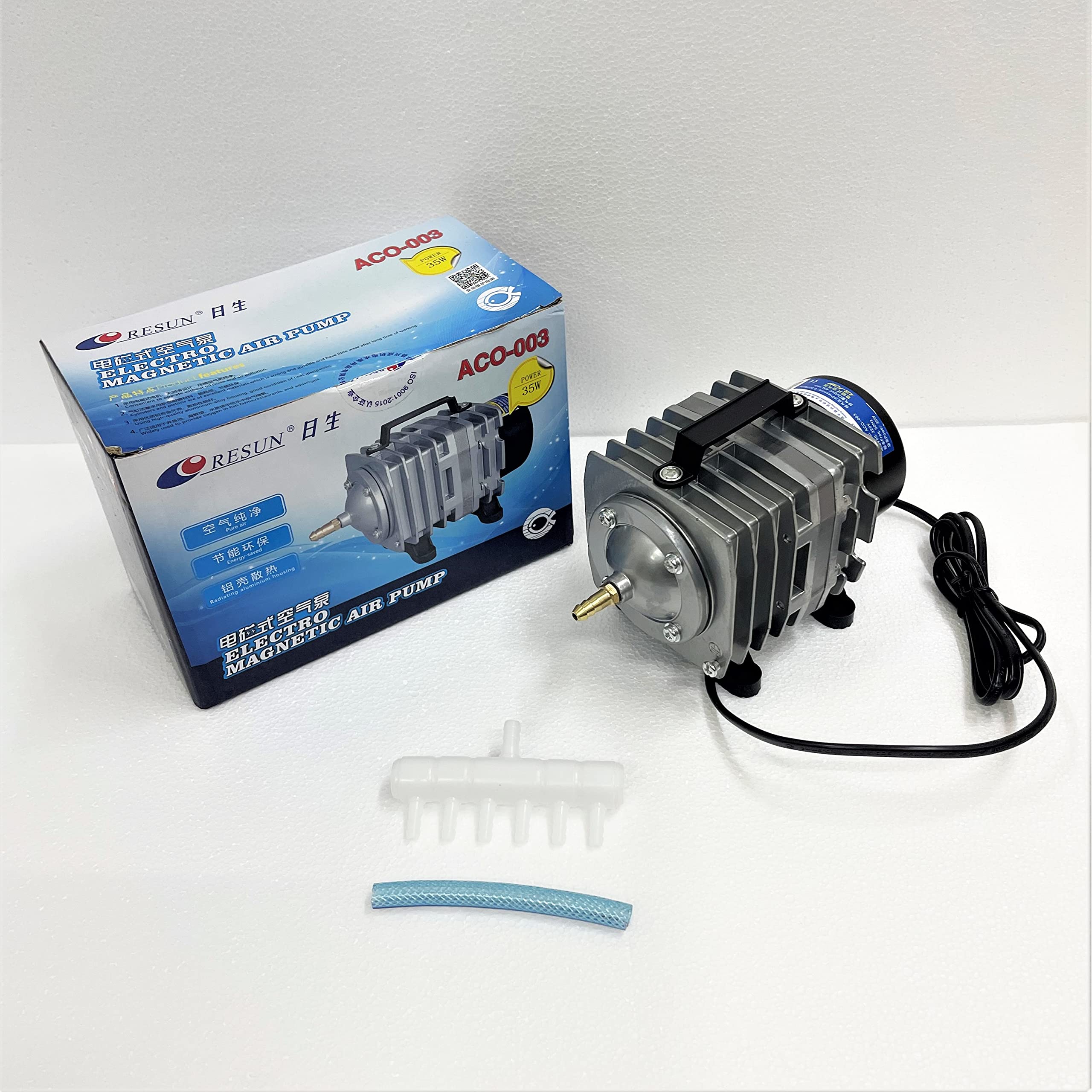 ANMSALES ACO-003 Magnetic Air Pump AC Series for Pond,Biofloc,Fish Tank,Aquarium,Hydroponics,Etc. (35WATT 65 L/MIN) (B0BD98VGHR) Amazon Price History, Amazon Price Tracker