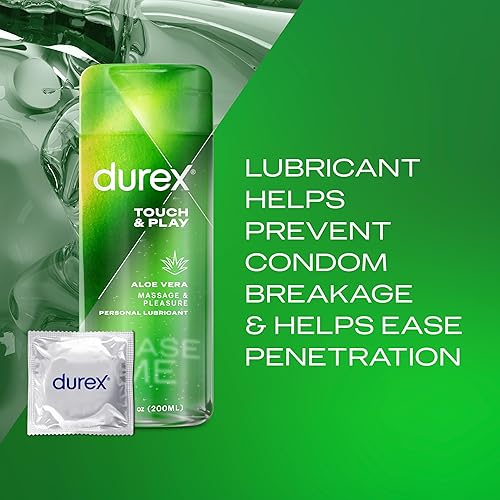 Vista 10 de Durex Lubricante a base de agua para sexo, sabor a cereza, lubricante anal y sexual para mujeres y hombres, lubricante personal para oral y anal