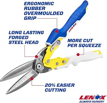 Lenox Toolsレノックスツールズ プライヤー ロングストレート航空スニップス Lxht14344