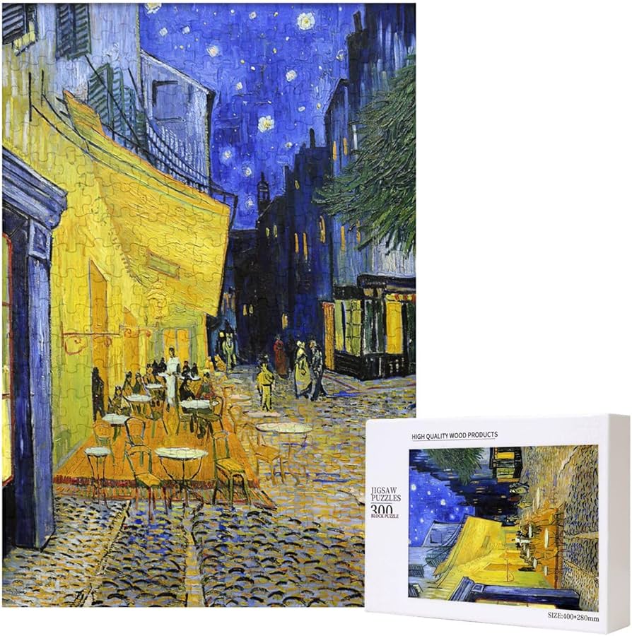 Amazon | ゴッホ 夜のカフェテラス パズル 300ピース ジグソーパズル