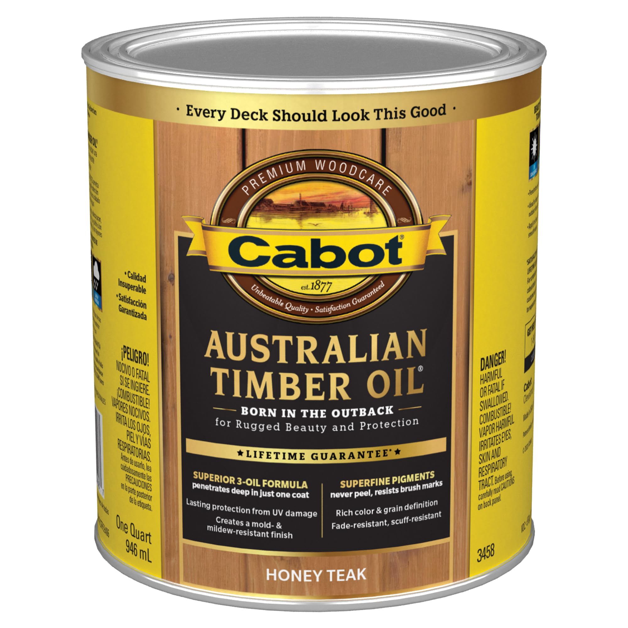 Cabot Australian Timber Oil Honey Teak