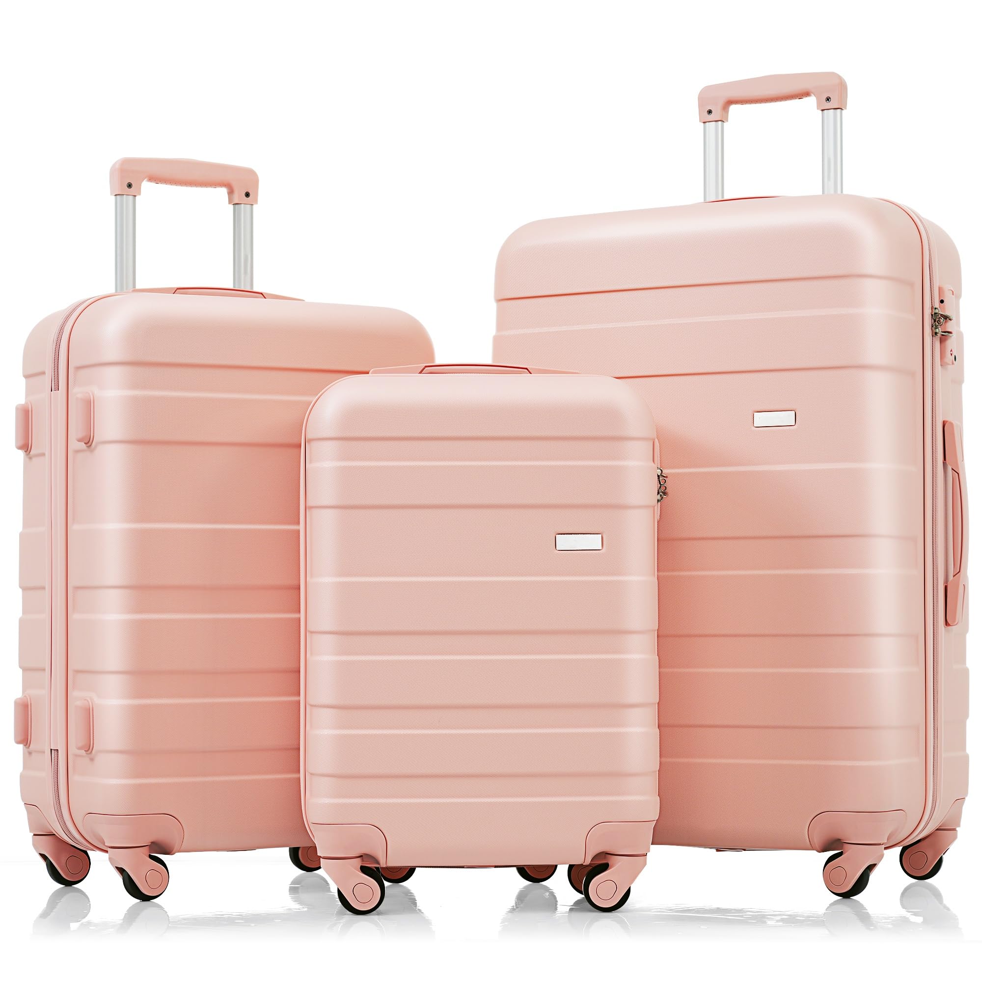 【3点セット❣️】21ＡＢＲ／大きいサイズ【４Ｌ】 Amazon.com | Japovker 3 Piece ABS Hardshell Luggage Sets