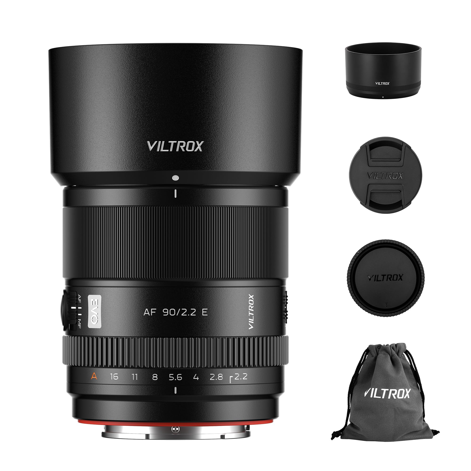 ‌VILTROX AF 90mm F2.2 f/2.2 EVO APS-C Portrait E Lens‌ for Sony E-Mount