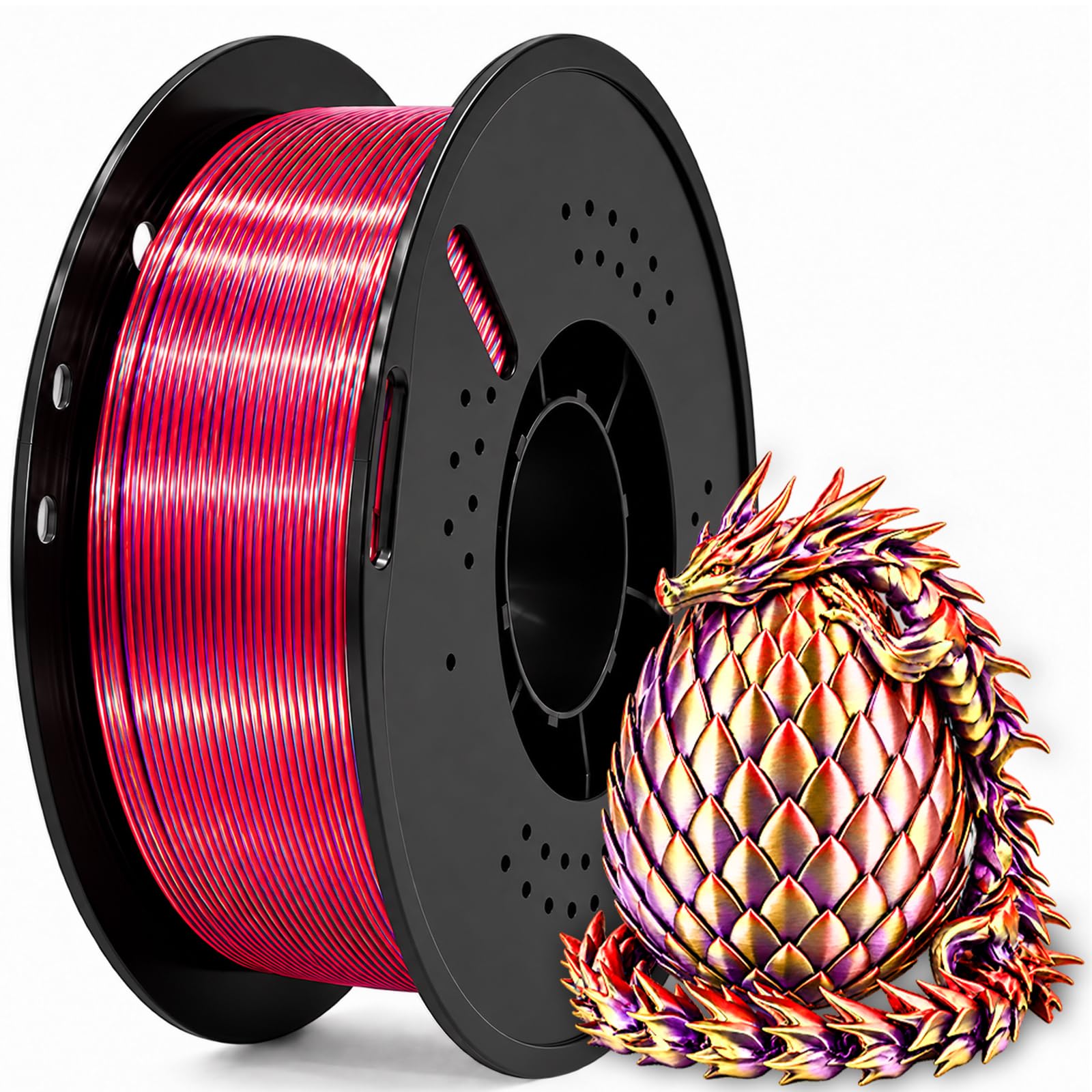 Glow in the Dark 3D Printer Filament - Multicolor Set -12 Glow in the Dark 3D Printer Filament - Multicolor Set -12