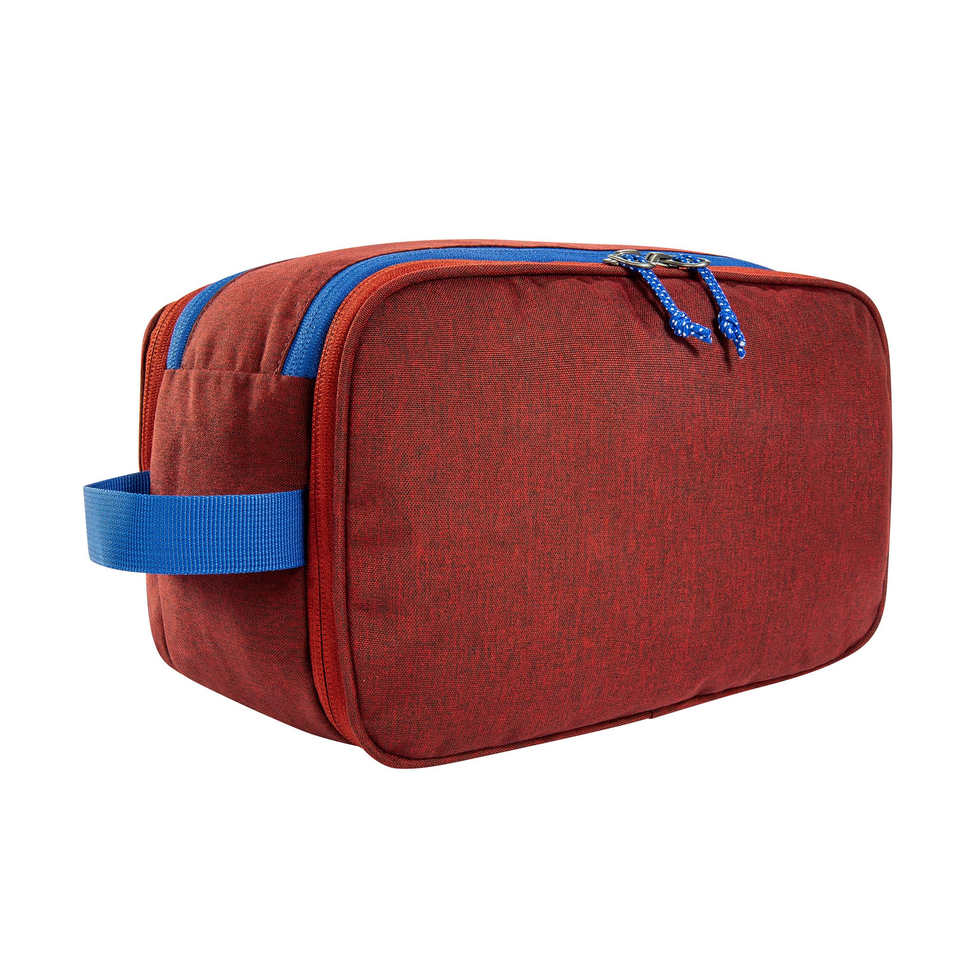 Tatonka Kosmetyczka Cosmetic Double Zip Pouch (6 l) – duża kosmetyczka z podwójnym otworem na zamek błyskawiczny i wieloma przegródkami – 17 x 27 x 13 cm (Tango Red)