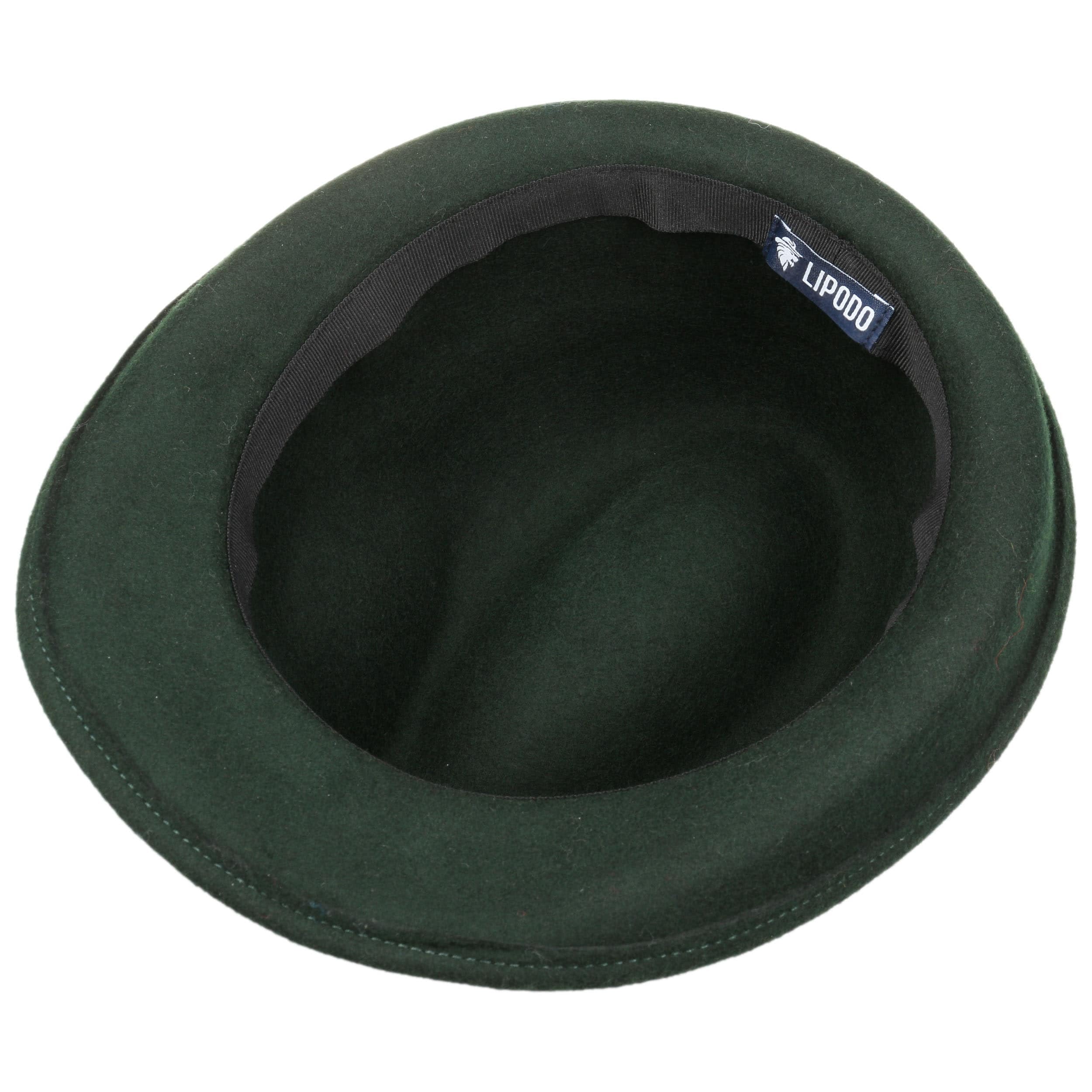 Lipodo Trachtenhut Trilby Wollfilz Fedora Tiroler Damen Herren Sommer Winter