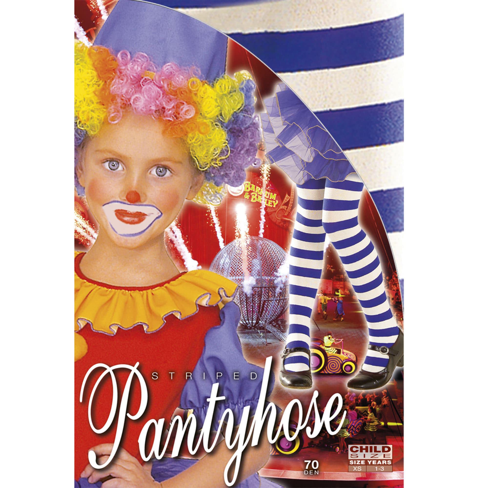 W WIDMANN MILANO Party Fashion - Geometric Pattern Tights for Girls, Carnival, Halloween, Theme Parties - Image 2