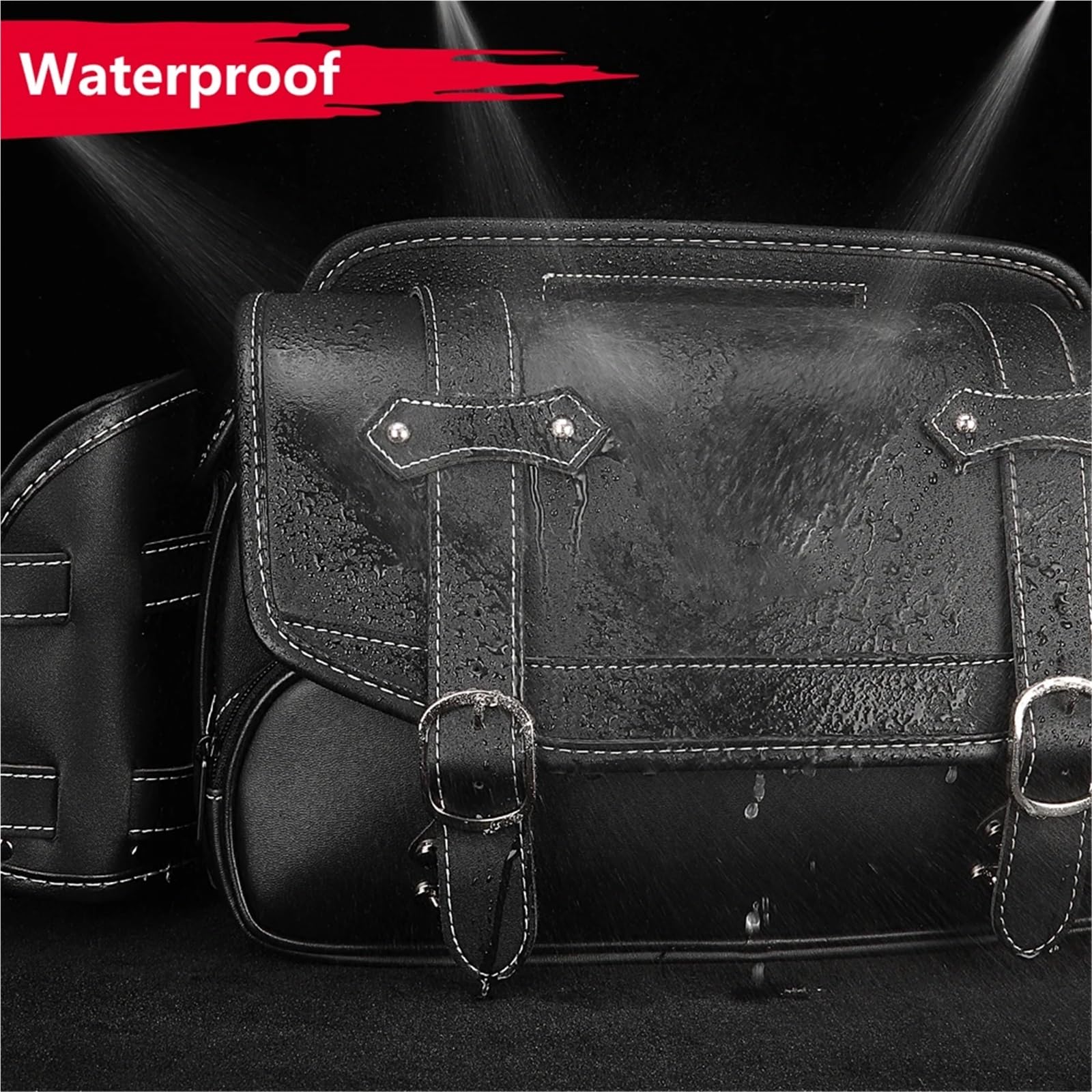 Bolsas Laterales para Motocicleta (9 L) Bolsa De Almacenamiento para Alforjas para Kawasaki W400 W650 W800 VN250 Eliminator 250V