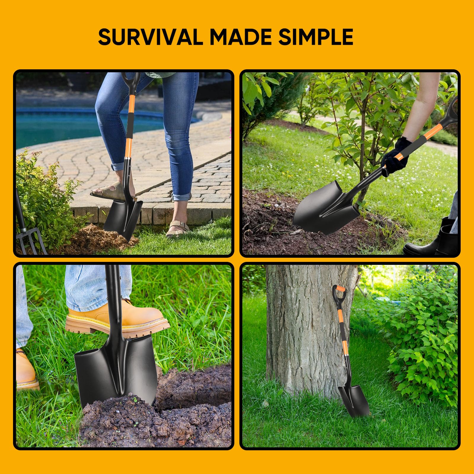 Heavy Duty Digging Shovel - Trenching Blade -7 Heavy Duty Digging Shovel - Trenching Blade -7
