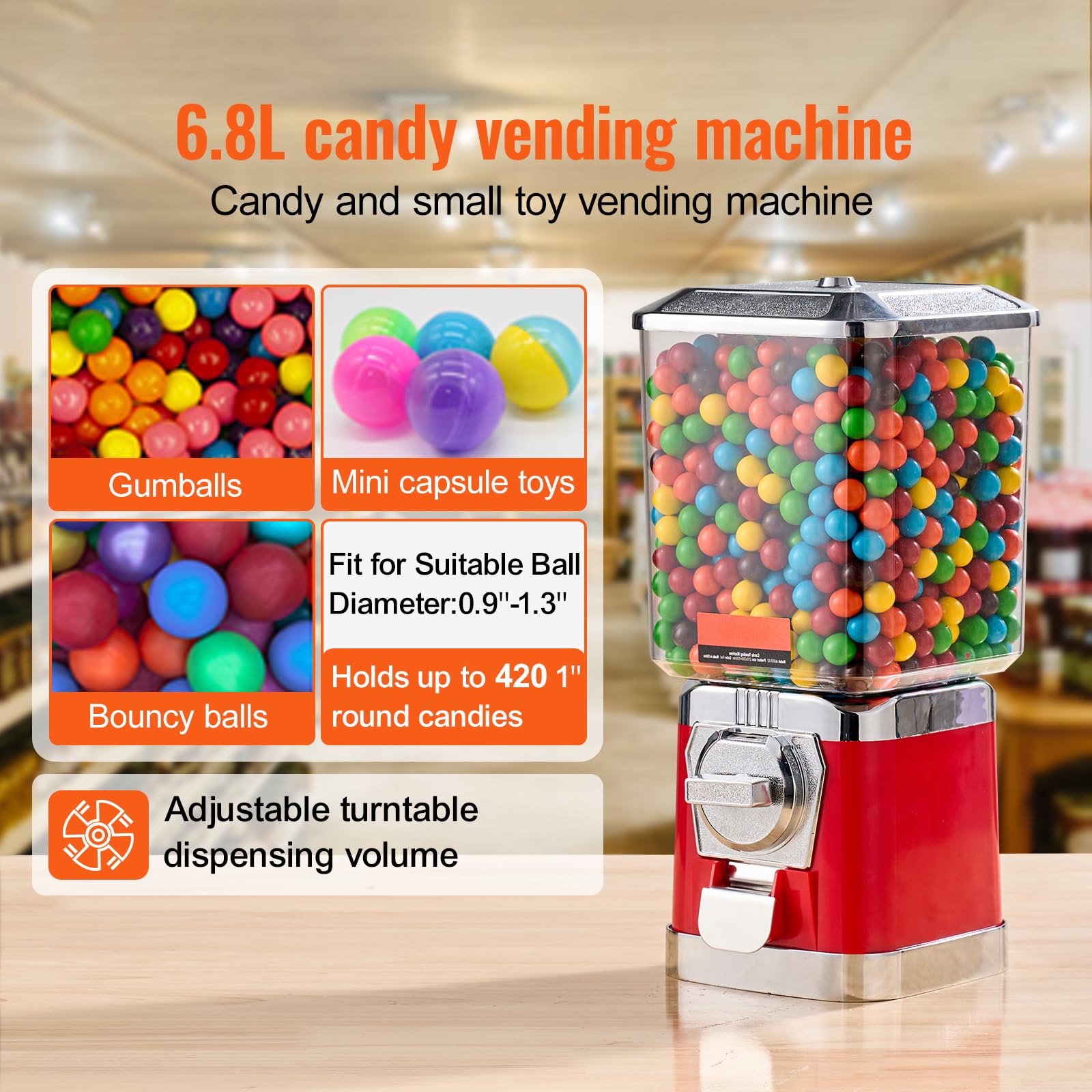 Happybuy Gumball Machine for Kids, 17