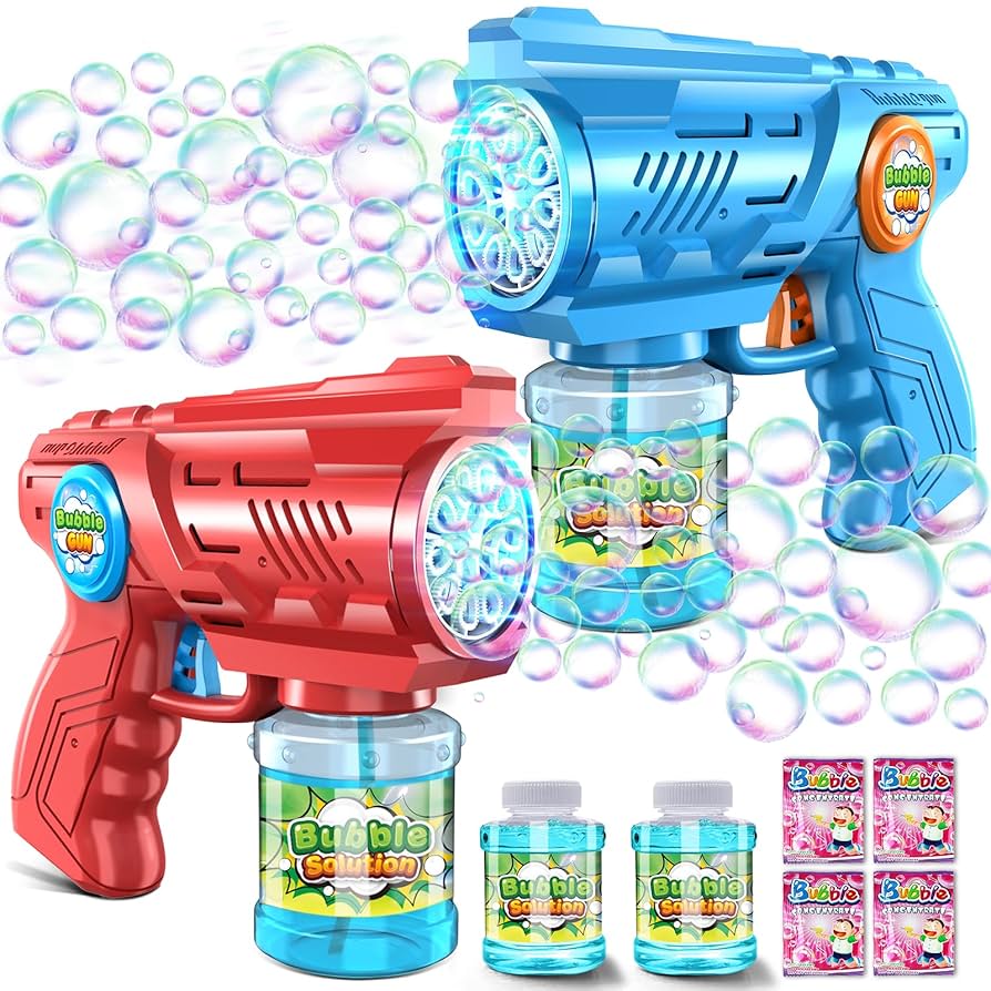 Amazon.com: Zerhunt Bubble Gun Machine for Kids 4-8