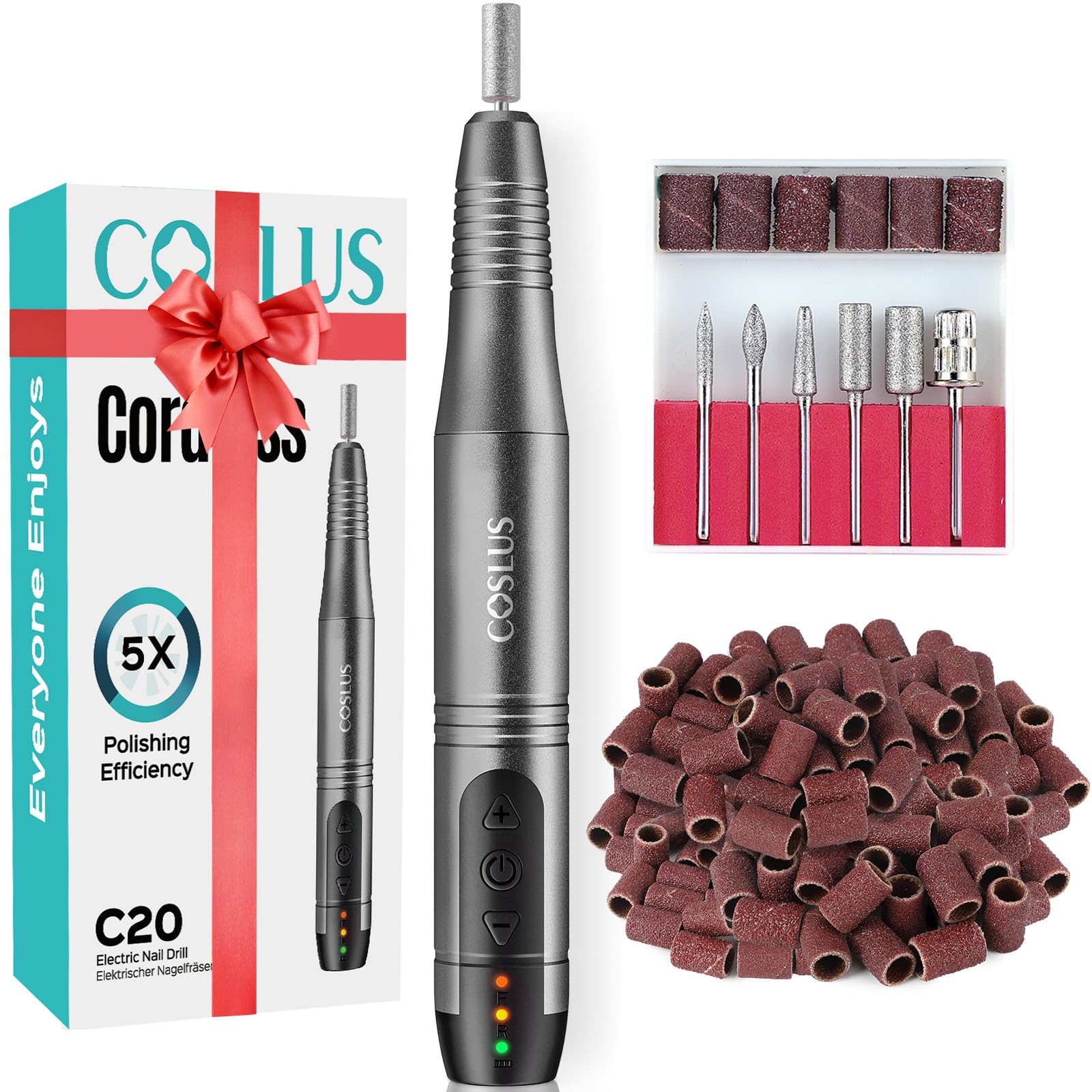 手入れ用具 Curenail Amazon.com: COSLUS C20 Cordless Nail Drill Electric File