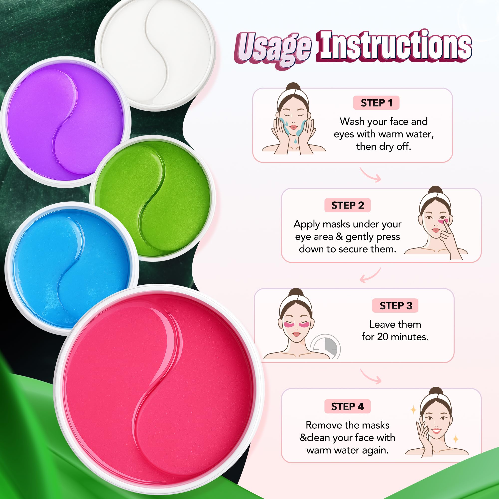 NAZANO Under Eye Patches - 60 Pack Eye Masks view 5