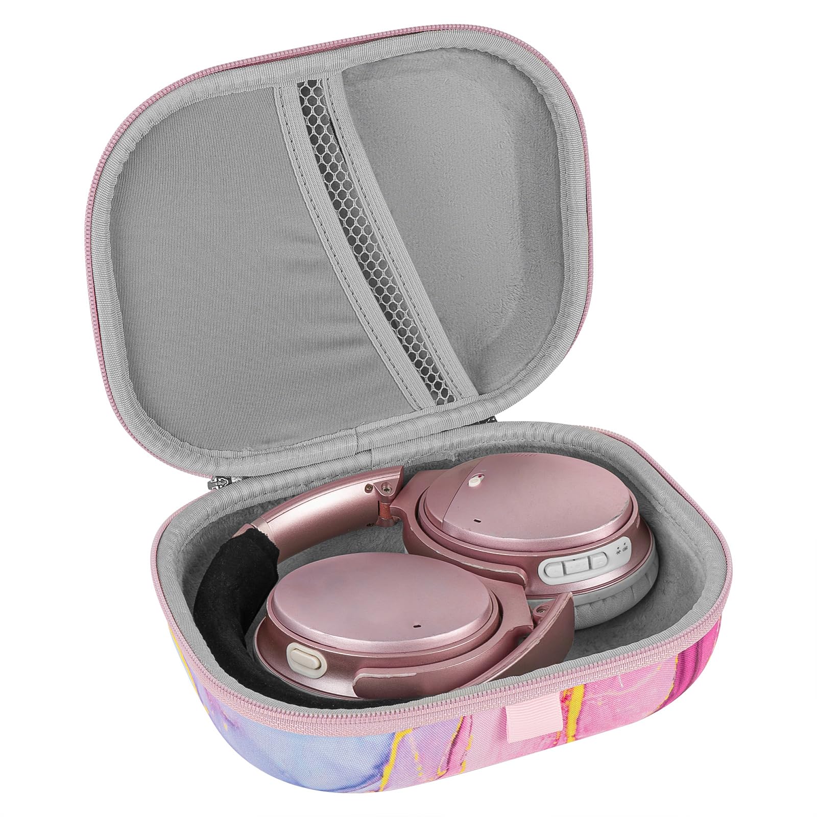Étui Rigide De Transport Pour Casque Audio – Compatible Bose QC/QC Ultra/QC45 Et Sony WH-1000XM4/XM5, Protection Anti-chocs, Poussière Et Rayures - 5