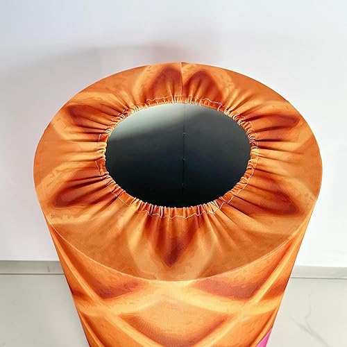 Miniatura 10 de Flowing Glaze - Fundas de mesa cilíndricas con cono de gofre, para decoración de fiestas temáticas de donas dulces, cubierta de pedestal, baby